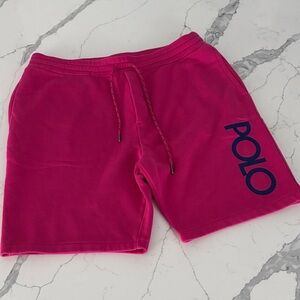 XL Polo Men's Pink Athletic Shorts